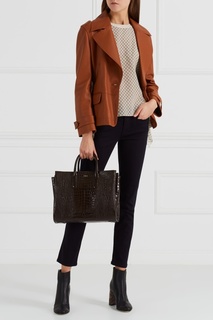 Кожаная куртка бежевая Lannu Acne Studios