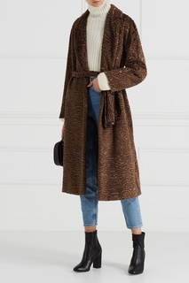 Пальто из «каракулевой» ткани Pietra MAX Mara