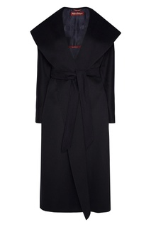 Синее пальто с поясом Arnica MAX Mara