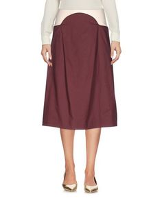 Юбка длиной 3/4 Jil Sander Navy