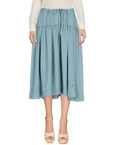 Юбка длиной 3/4 Jil Sander Navy