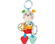 Подвеска Жирафики «Совёнок Бонни» с пищалкой, зеркальцем, прорезывателями