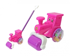 Каталка Пластмастер «Паровоз Солнышко»