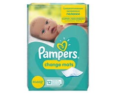 Пеленки впитывающие Pampers ChangeMats 60х60 см 12 шт.