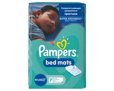 Простыни впитывающие Pampers BedMats 90x80 см 7 шт.
