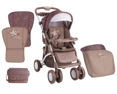 Коляска прогулочная Lorelli «Apollo»с накидкой на ножки Beige Star