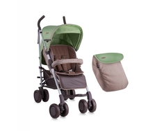 Коляска-трость Lorelli «Onyx» с накидкой на ножки Green&amp;Beige