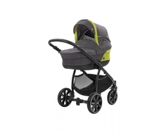 Коляска классическая Noordi «Polaris» 2 в 1 Sport серо-салатовая