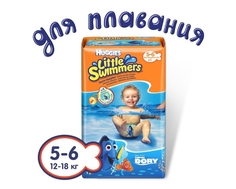 Подгузники Huggies «Little Swimmers» 5-6 (12-18 кг) 11 шт.