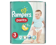 Трусики-подгузники Pampers Pants 3 (6-11 кг) 19 шт.