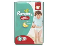 Трусики-подгузники Pampers Pants 6 (от 16 кг) 14 шт.