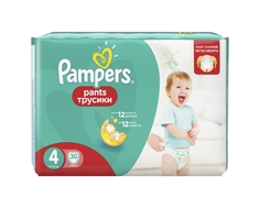 Трусики-подгузники Pampers Pants 4 (9-14 кг) 30 шт.