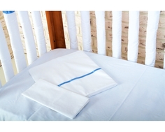 Комплект постельного белья Cloud factory 3 пр. сатин Simple Love Blue