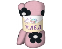 Плед Bonne Fee «Цветы» 120х80 см коралфлис