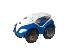 Машинка-неразбивайка Baby Trend бело-синяя