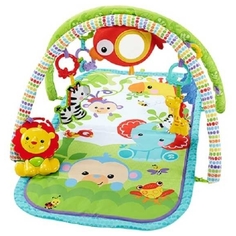 Музыкальный игровой коврик Fisher Price «Друзья из тропического леса» 3 в 1