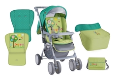 Прогулочная коляска Lorelli «Combi» с накидкой на ножки Green Garden