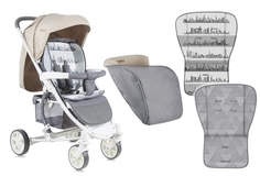 Прогулочная коляска Lorelli «S-300» с накидкой на ножки Grey&amp;Beige Cities