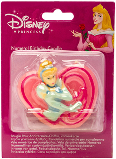 Свечка Procos «Принцессы» 9 лет объемная