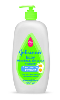 Гель для мытья и купания Johnsons baby мягкий 500 мл