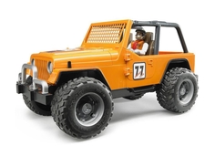Внедорожник Bruder Cross Country Racer оранжевый с гонщиком