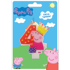 Свеча Peppa Pig «Цифра 4»