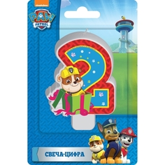 Свеча Paw Patrol «Цифра 2»