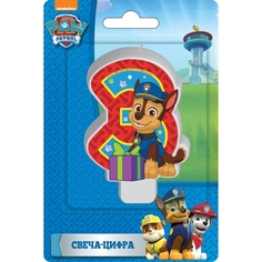 Свеча Paw Patrol «Цифра 3»