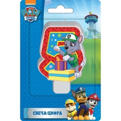 Свеча Paw Patrol «Цифра 5»