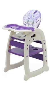 Стульчик для кормления Polini 460 фиолетовый