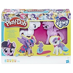 Игровой набор Play-Doh «Твайлайт и Рарити»