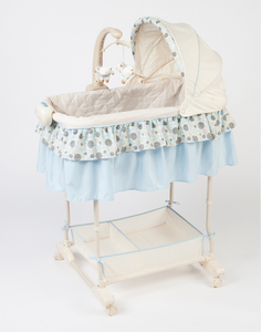 Колыбель-качалка BeeAngel Голубые круги