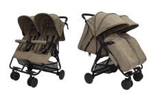 Коляска для двойни Cozy Smart Duo Dark Sand Melange
