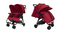 Коляска для двойни Cozy Smart Duo Red Melange