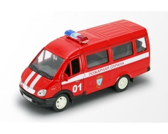 Модель машины Welly «ГАЗель Пожарная охрана» 1:34-39