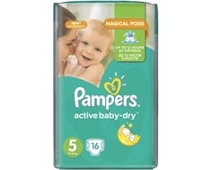 Подгузники Pampers Active Baby 5 (11-18 кг) 16 шт.