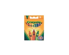 Мелки восковые Crayola разноцветные 8 шт.