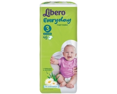 Подгузники Libero Everyday 3 (4-9 кг) 46 шт.