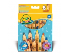 Набор толстых карандашей Crayola для малышей 8 шт.