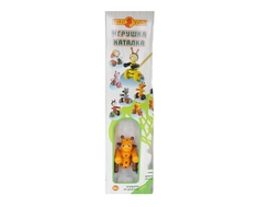Игрушка-каталка Папа Карло «Жираф» деревянная