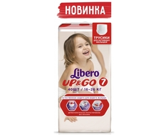 Трусики-подгузники Libero Up&amp;Go 7 (16-26 кг) 40 шт.