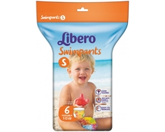Трусики-подгузники Libero Swimpants для плавания (7-12 кг) 6 шт.