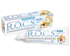 Зубная паста R.O.C.S. «Фруктовый рожок» (без фтора) с 4 лет, 45 г