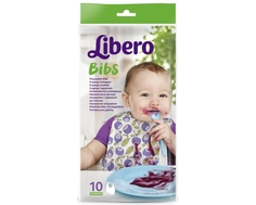 Нагрудник Libero Bibs одноразовый 10 шт.