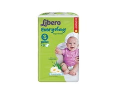 Подгузники Libero Everyday 3 (4-9 кг) 74 шт.