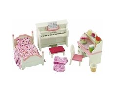 Игровой набор Sylvanian Families «Детская комната» розовая с белым