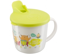 Поильник Happy Baby «Traning Cup» с носиком и крышкой с 8 мес. в ассортименте