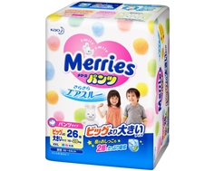 Трусики-подгузники Merries XXL (15-28 кг) 26 шт.