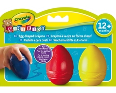 Мелки восковые Crayola в форме яйца 3 цв.