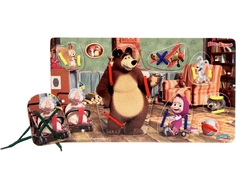 Игра-шнуровка Затейники «Маша и Медведь: У Мишки дома»